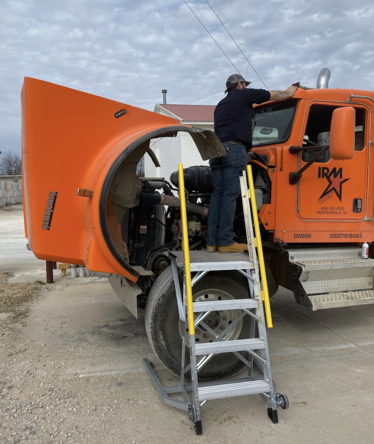 this image shows mobile truck repair in Pawtucket, RI